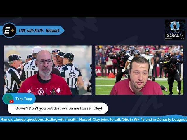 Fantasy Sports Daily, Ep.293 - TNF Review, Week 15 & the QB