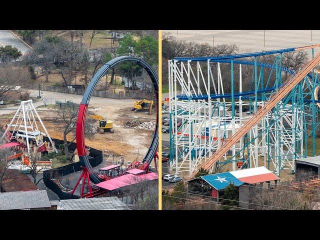 New Details Emerge for Record-Breaking Dive Coaster, Titan Repaint Continues at Six Flags Over Texas