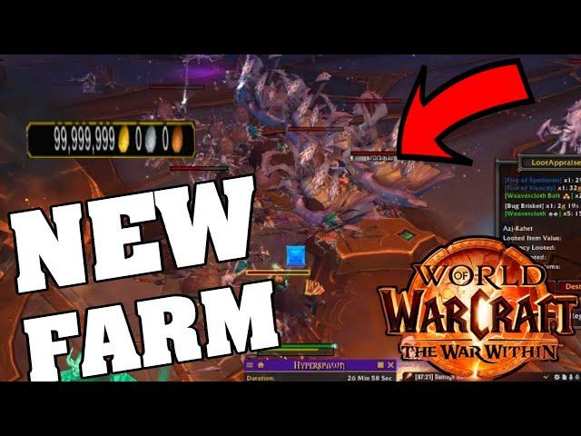 NEW INSANE HYPERSPAWN! War Within Goldfarm | Cloth & BoE 2x4