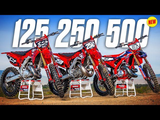 NEW 2023 Honda CR500 Two-Stroke VS. 125 & 250