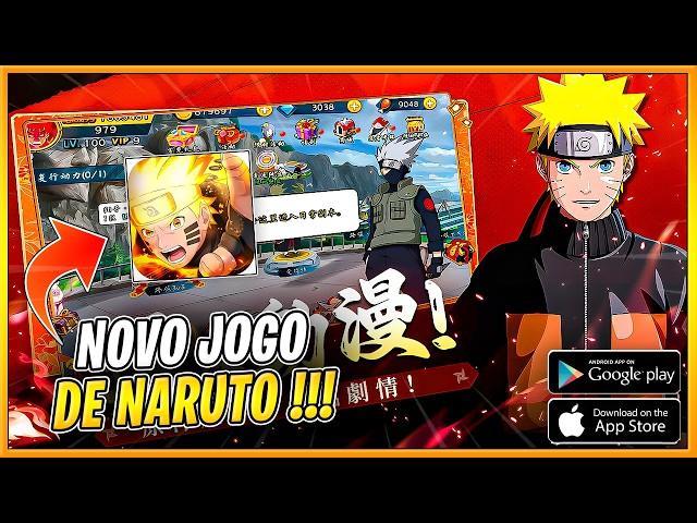 LANÇOU HOJE!! NOVO JOGO DE NARUTO PARA CELULAR !!! NARUTO: War of Konoha