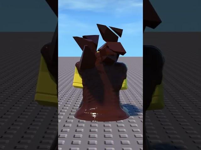 raining CHOCOLATE in roblox #shorts