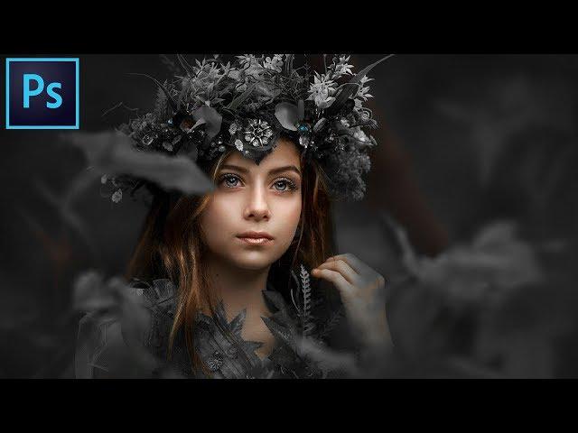 How to edit DARK MOODY Color effect in 10 Seconds in  Photoshop. Photoshop Tutorial.iLLPhoCorPhics