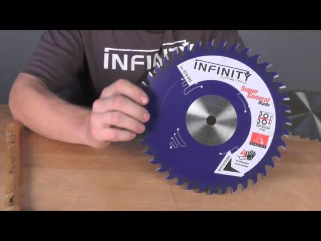 Infinity Cutting Tools - 10" Super General Thin Kerf Saw Blade