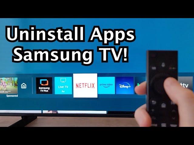 How to Delete Apps on Samsung Smart TV!