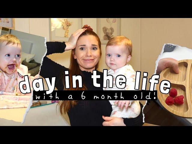 DAY IN THE LIFE WITH A 6 MONTH OLD BABY on mat leave