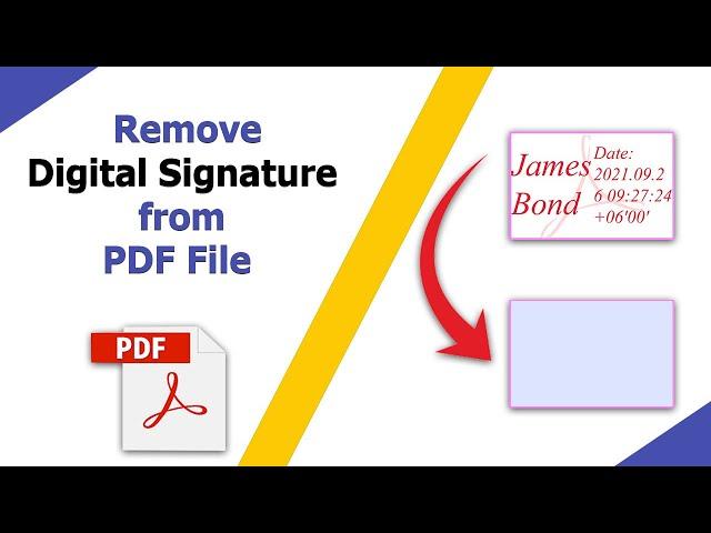 How to remove a digital signature from a pdf file using adobe acrobat pro dc