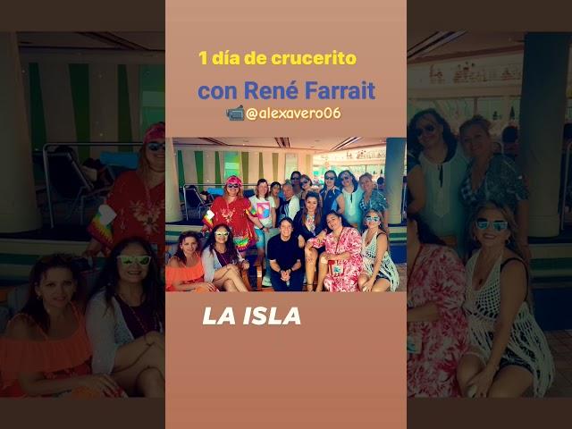 RENÉ FARRAIT convivencia en CRUCERO con sus FANS #shorts