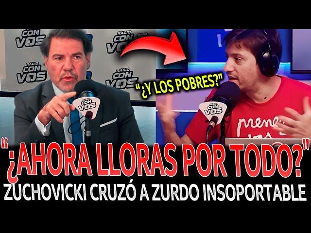 ¡ZURDITO QUISO CORRER a ZUCHOVCKI y SE FUÉ DOMADO en VIVO!