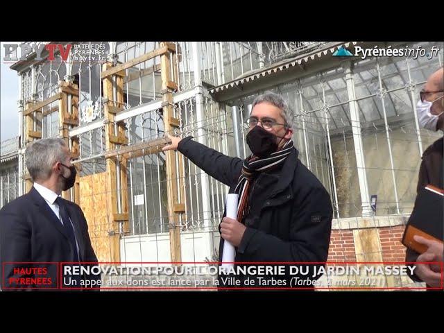 La Télé de Tarbes :: La rénovation de l'Orangerie du Jardin Massey va démarrer (2 mars 21)