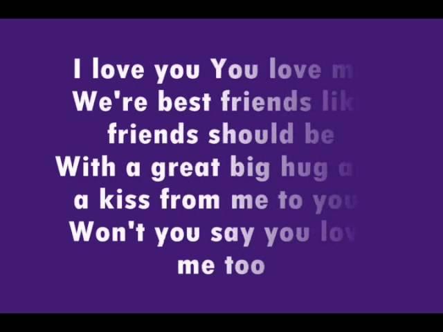 Barney - I Love You (Lyrics)