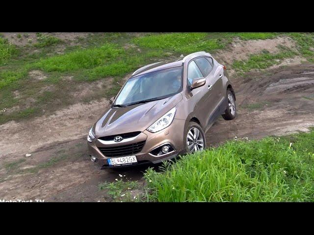 Best off-road test Hyundai ix35 4x4 on offroad polygon