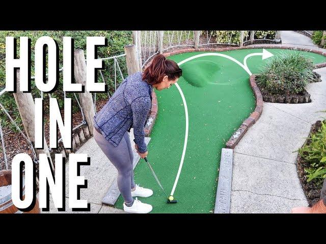 Kelsey's Epic Hole In One | Pirate's Cove Mini Golf Front 9