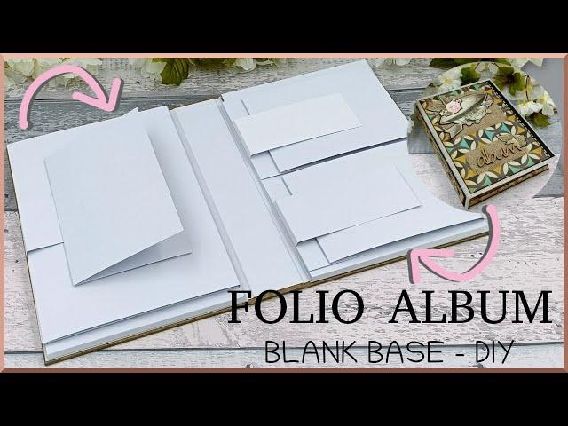 TUTORIAL - Folio Album - Blank Base - Craft O'Clock - Seaside Greetings - scrapbooking ideas, diy