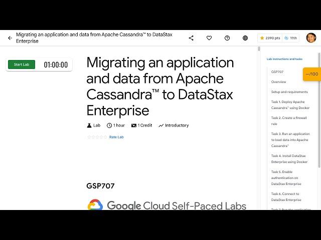 Migrating an application and data from Apache Cassandra™ to DataStax Enterprise GSP707