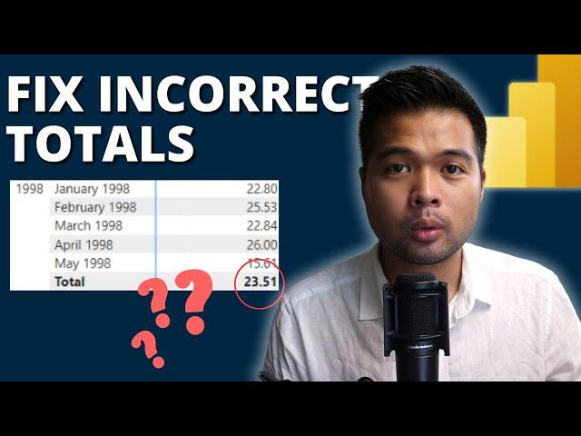 FIX INCORRECT TOTALS using this SIMPLE DAX TRICK // Beginners Guide to Power BI in 2024