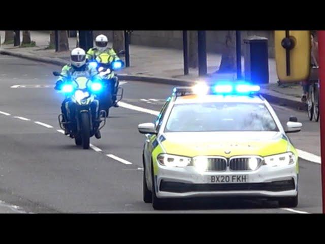 Metropolitan Police Scorpion Team responding through London