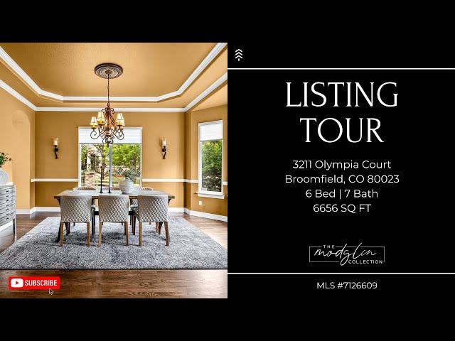 Touring a 6600 sqft LUXURY Home in Broomfield, Colorado | The Modglin Collection