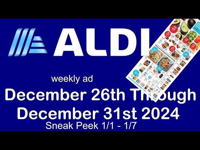 ALDI weekly ad December 26th through December 31st 2024