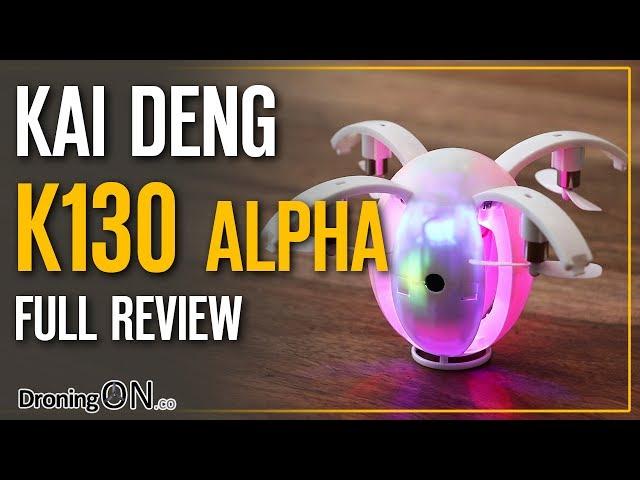 DroningON | Kai Deng K130 Egg Drone Unboxing, Setup & Flight Test