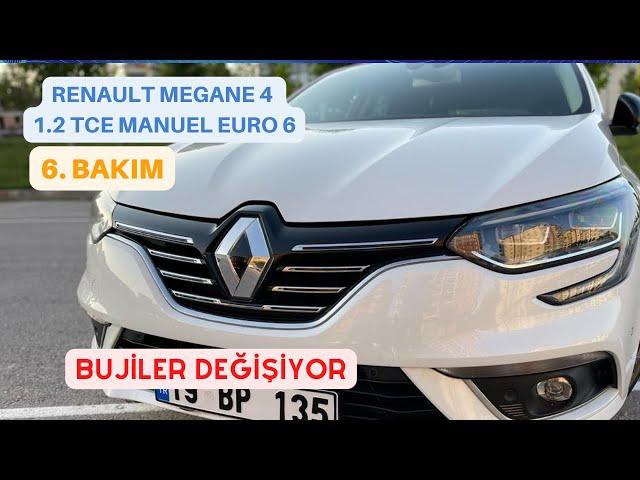 Renault Megane 4 1.2 TCE 6. yıl bakımı. Bu sefer Bujileri değiştiriyoruz