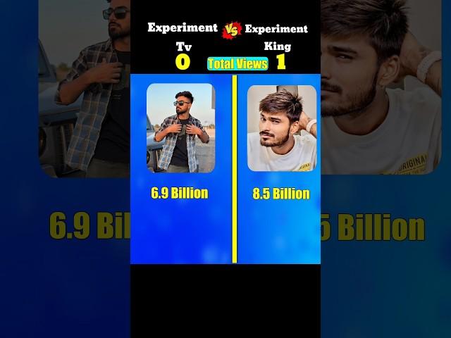 Experiment Tv Vs Experiment King Full Comparison Video || #shorts