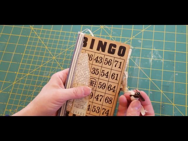 Bingo Junk Journal Flip