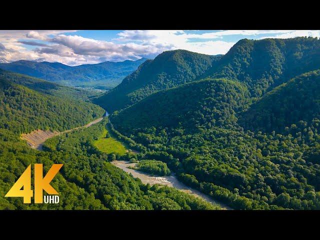 7 HRS Incredible Nature of Caucasus from Above and from Earth - 4K Nature Relax