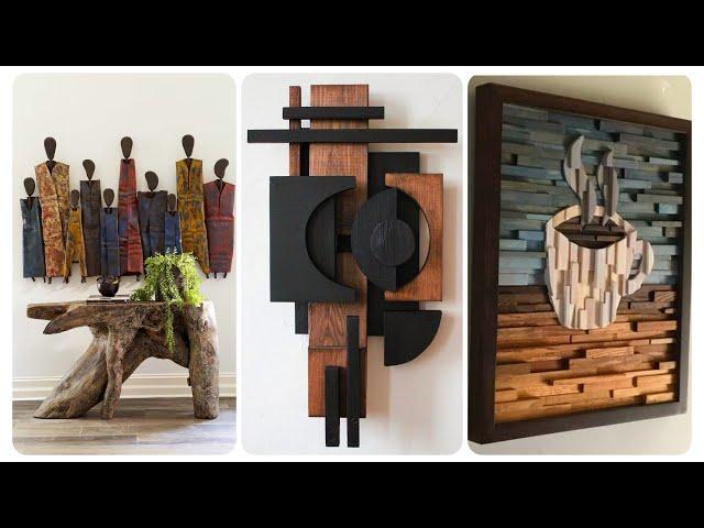 Find The Best & Modern Wooden Wall Decor Ideas For Home Interior Design | Wood Wall Art Decoration