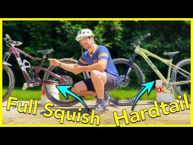 Bunny Hop on Hardtail vs Full Suspension; is there a difference? 