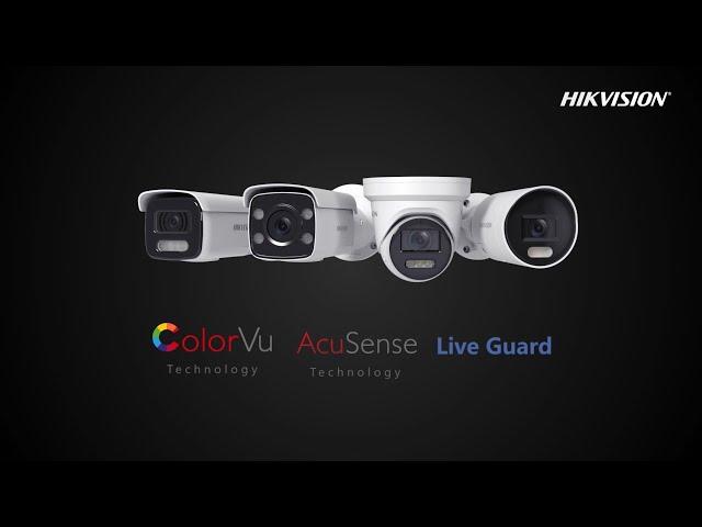 Network Cameras with ColorVu and Live Guard