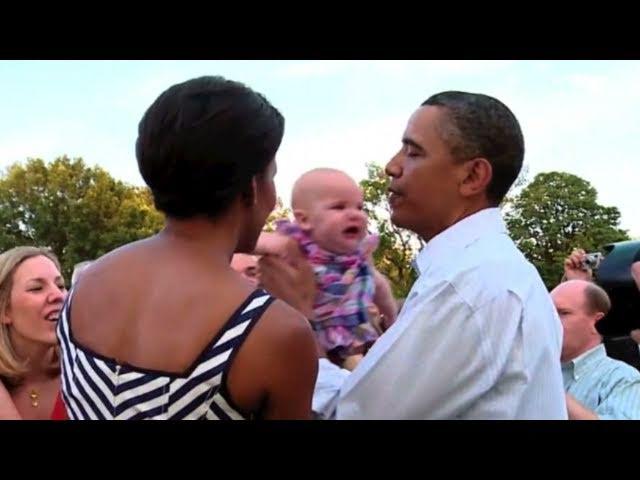 Obama Makes Baby Stop Crying