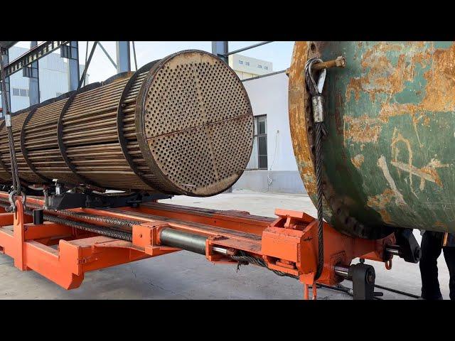 Heat exchanger bundle extractor SD-140-HE type pulling out instructions from Baiyunn equipment(En)