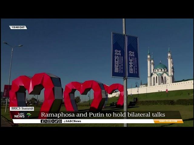 BRICS 2024 I Ramaphosa and Putin to hold bilateral talks on sidelines of summit