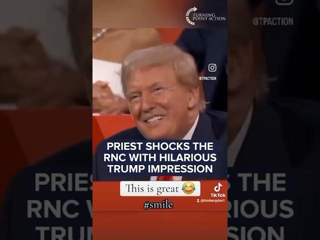 PRIEST IS MAGA! #maga #trump #donaldtrump #foryou #shorts #fyp