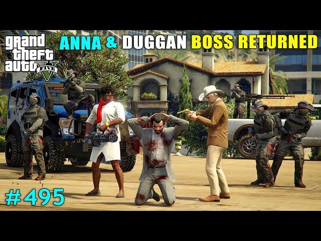 ANNA & DUGGAN BOSS RETURNED FOR KILL MICHAEL | GTA V GAMEPLAY #495