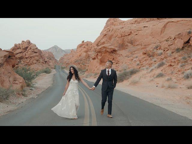 Epic Elopement At Valley Of Fire & Red Rock Canyon | Adventure Wedding Films