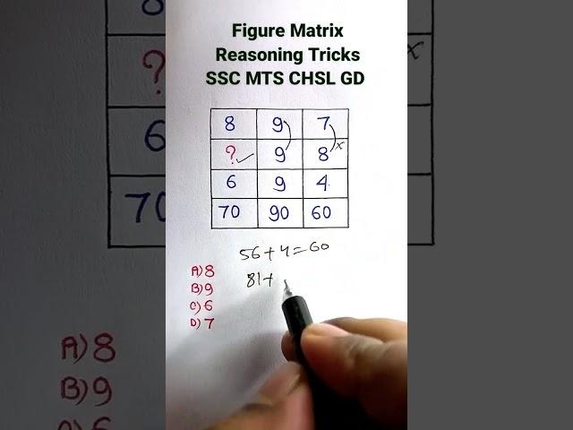 Missing Number| Reasoning Tricks| Reasoning by Tumi Jitbe| Reasoning Classes for SSC CGL GD|