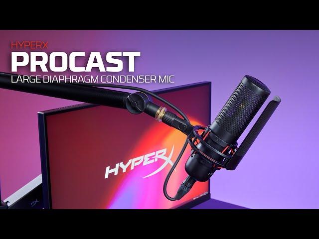 HyperX ProCast Large Diaphragm Condenser Microphone