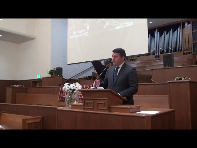 Consul General Nasimi Aghayev speaks on Khojaly Tragedy in Los Angeles