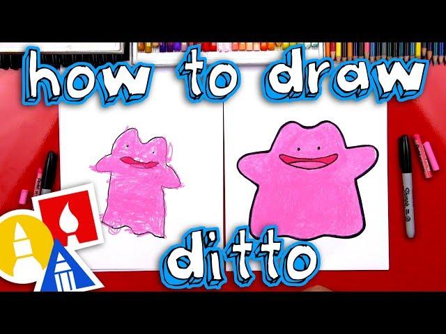 How To Draw Ditto Pokemon