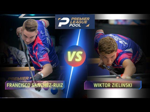 FRANCISCO SANCHEZ-RUIZ  VS  WIKTOR ZIELINSKI | 2024 PREMIER LEAGUE POOL #billiards  #highlights #plp