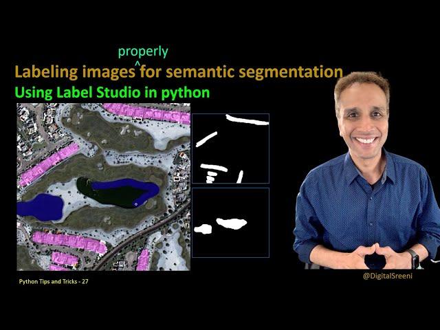 Labeling images for semantic segmentation using Label Studio