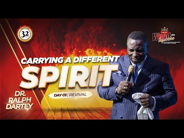 Word Explosion 2024 || Day 1 Revival Service: Carrying A Different Spirit - Dr. Ralph Dartey