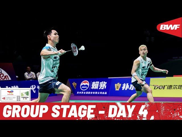 BWF Thomas Cup Finals 2024 | Denmark vs. Malayisia | Group D