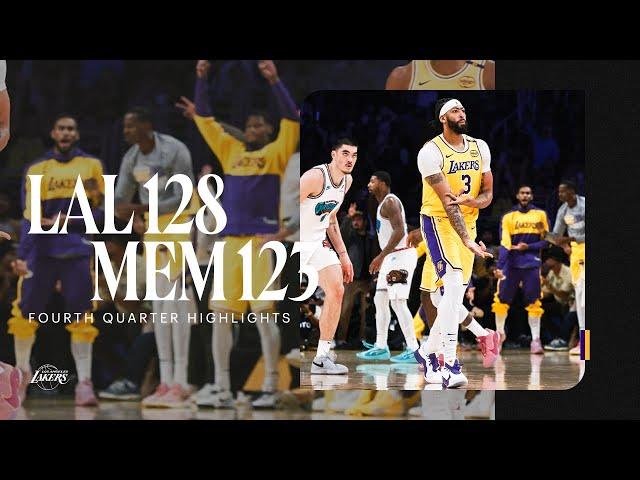 Lakers Catch Fire in the Fourth | Team Highlights vs Memphis Nov 12, 2024