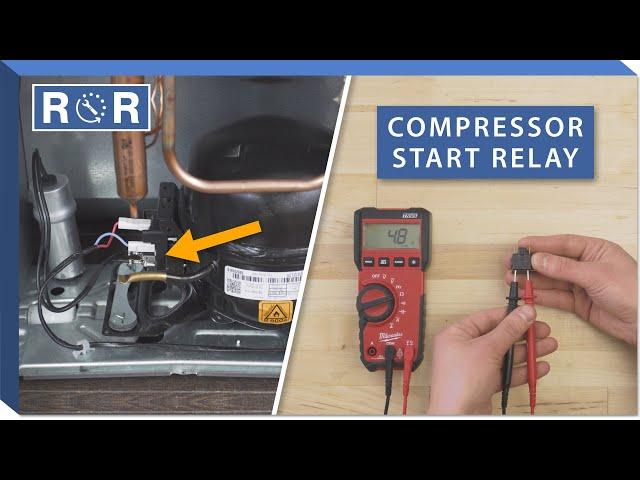 How to Test & Replace the Compressor Start Relay in a Refrigerator | Repair & Replace