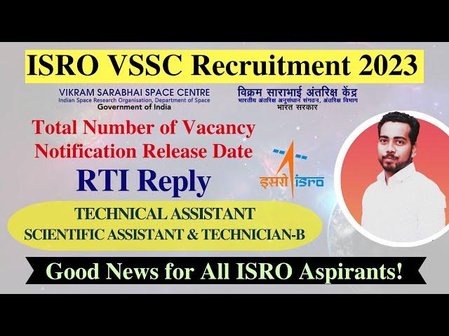 ISRO VSSC Recruitment 2023 | ISRO VSSC Vacancy for Technical Assistant & Technician