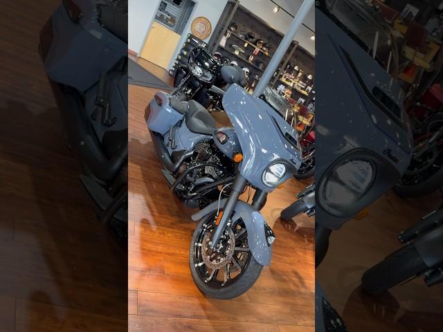 2024 Indian Chieftain Dark Horse PowerBand Audio Package Icon Stealth Gray Azure