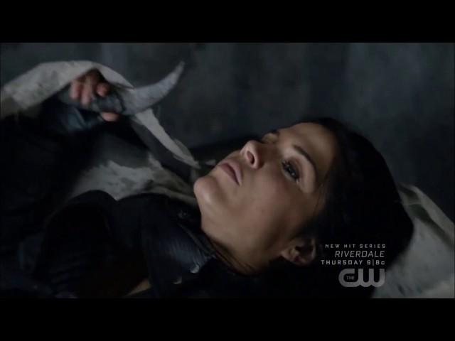 The 100 Octavia fight scene